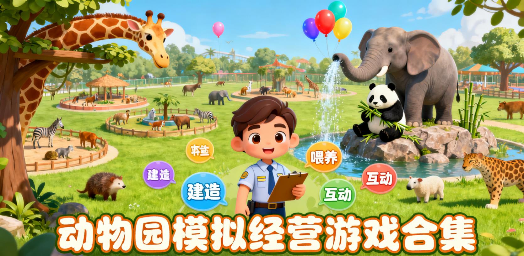 动物园模拟经营游戏合集