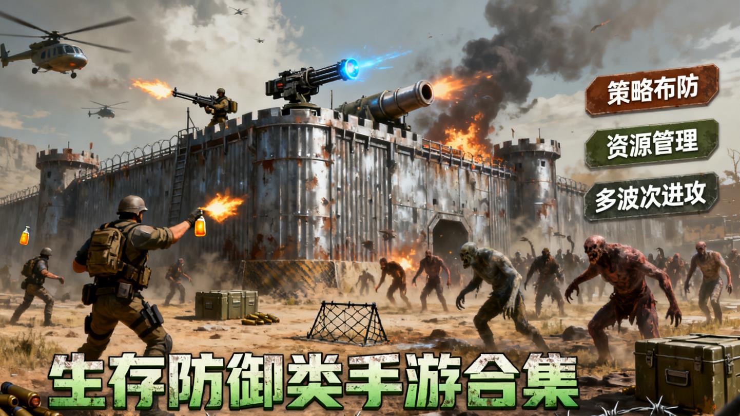 生存防御类手游合集