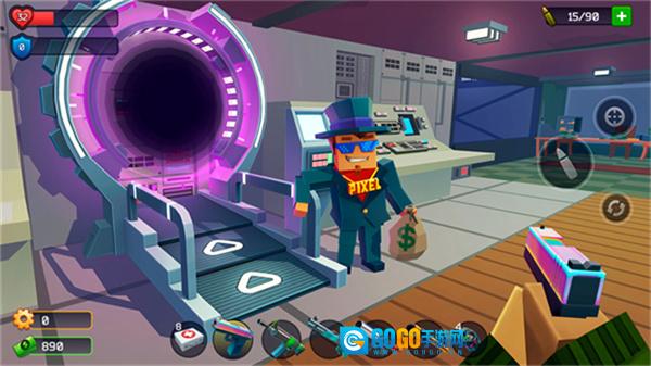 像素战斗僵尸突袭老版图5