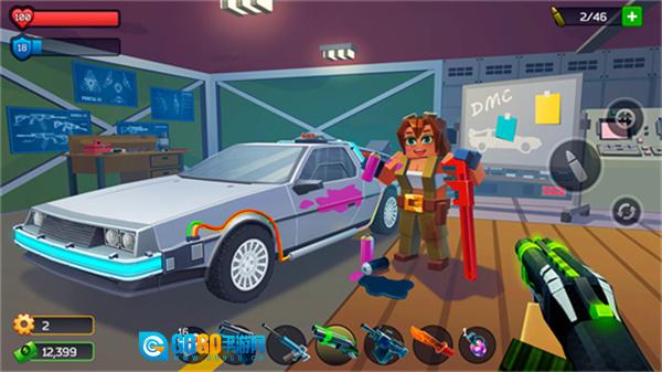 像素战斗僵尸突袭老版图1