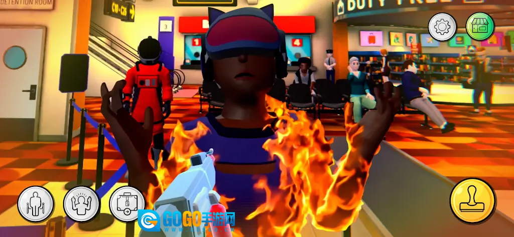 机场安检员游戏(机场安检人员)图1