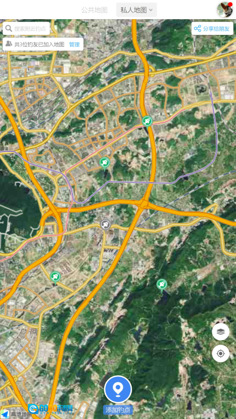 享钓钓点地图图1