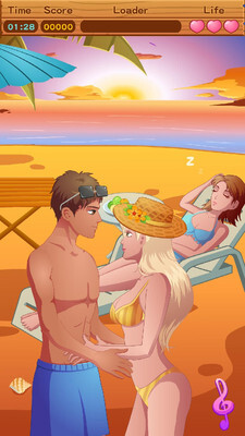 情侣偷偷接吻游戏(5)