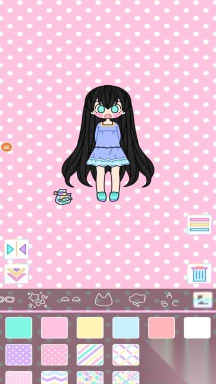 装扮粉彩女孩图1