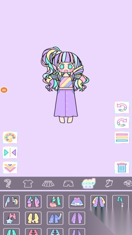 装扮粉彩女孩图3