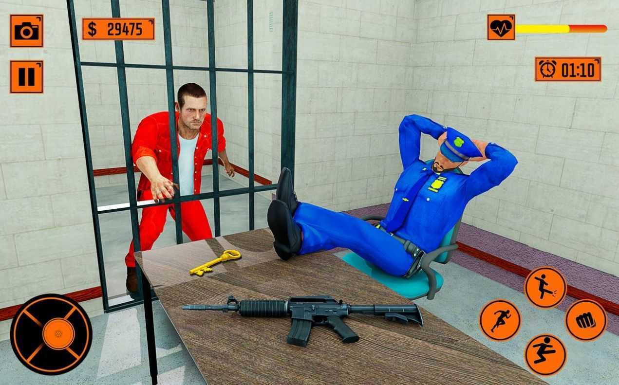 越狱逃脱模拟器(Grand Police Prison Jail Break)(1)