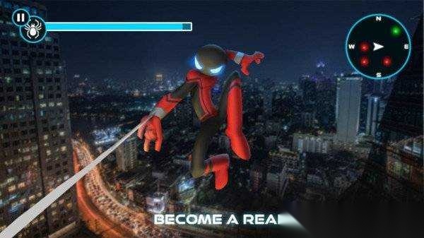 火柴人绳索红蜘蛛侠(3)