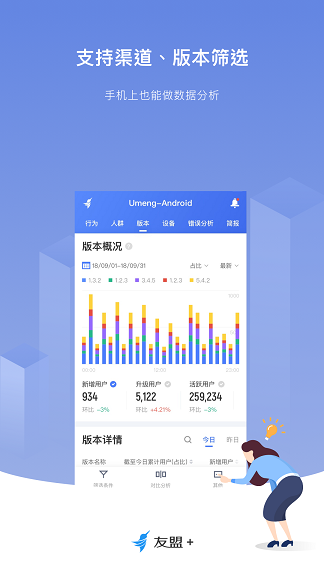 友盟+统计分析客户端图1