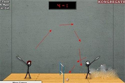 火柴人打羽毛球中文版(3)