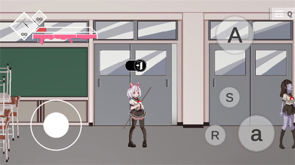 白毛少女大战僵尸圣诞版