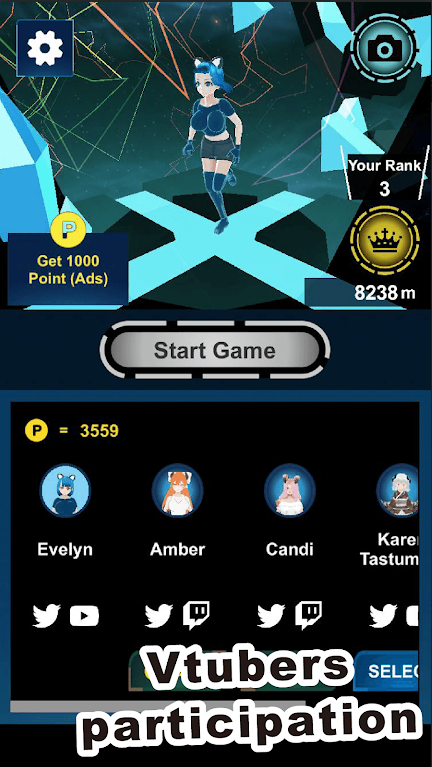 像素夜跑女孩手机版(2)