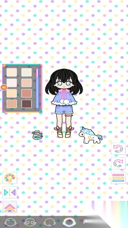 装扮粉彩女孩(2)