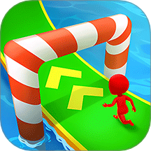 3D模拟水滑道游戏