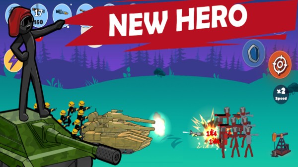 火柴人像素世界大战图1