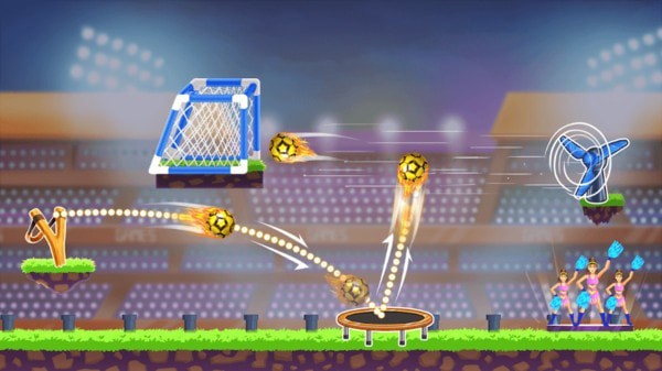 弹弓足球比赛图2