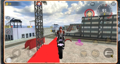 狂野飙车驾驶摩托