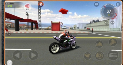 狂野飙车驾驶摩托