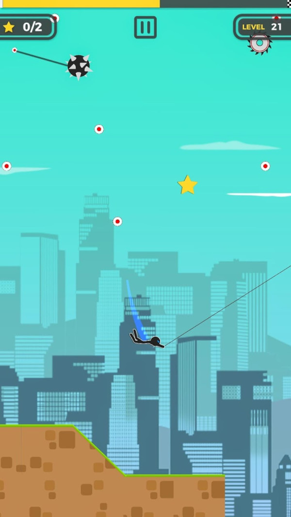 火柴人绳索跑酷图4