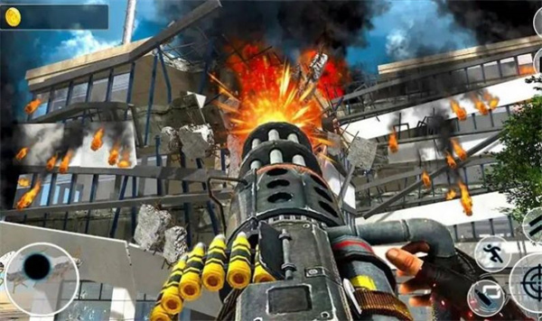 房屋拆除破坏模拟图1