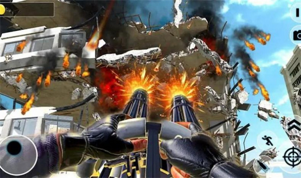 房屋拆除破坏模拟图2