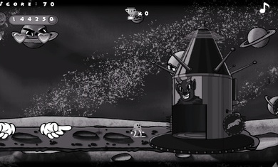 幽灵奔跑与枪战图1