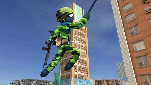 美军火柴人绳索英雄图1