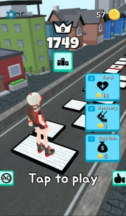 跳跃女高中生图2