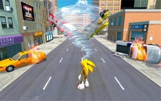 超级蓝刺猬绳索英雄图3