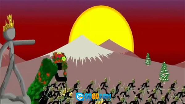 火柴人战争遗产树叶皮肤魔改版图1