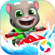 汤姆猫的摩托艇游戏