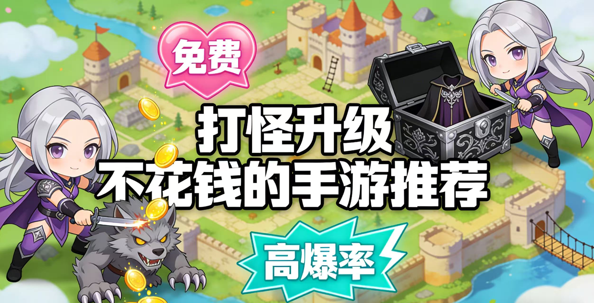 打怪升级不花钱的手游推荐