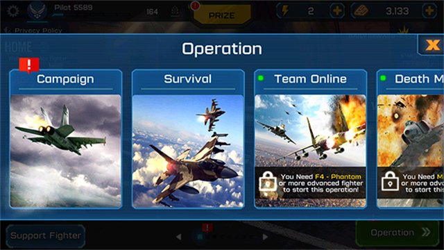 王牌战斗机空战中文版截图2