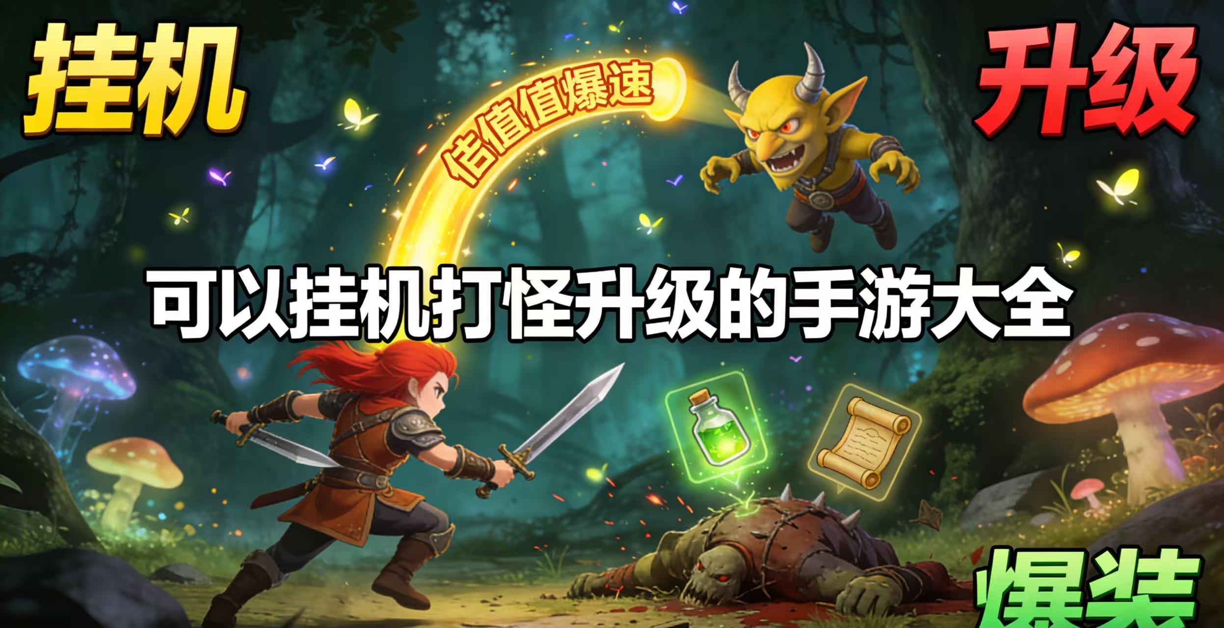 可以挂机打怪升级的手游大全