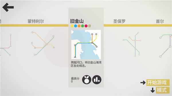 迷你地铁免费版图1