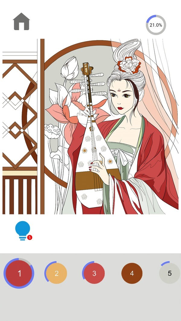 指尖涂色老版图1