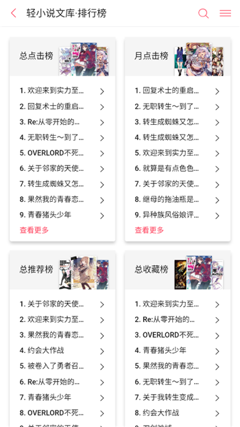 哔哩哔哩轻小说app图2