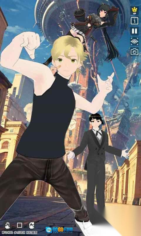 动漫模特穿越迷宫的少女图1