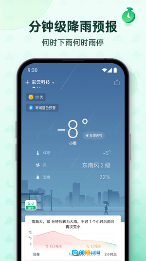 彩云天气小米版图1