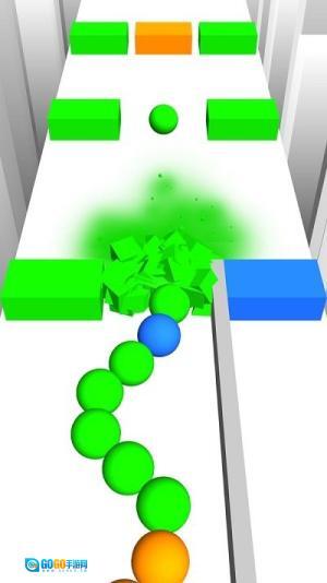 颜色球球蛇形撞击图4
