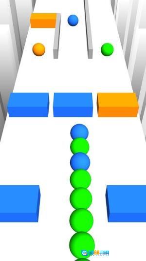 颜色球球蛇形撞击图1