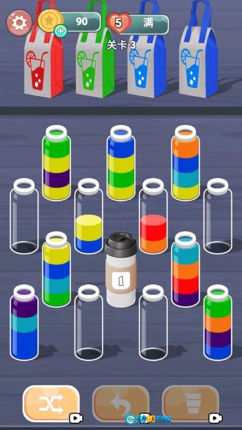 液体颜色水排序游戏图2