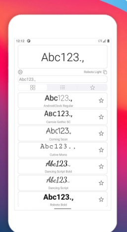 字体预览图4