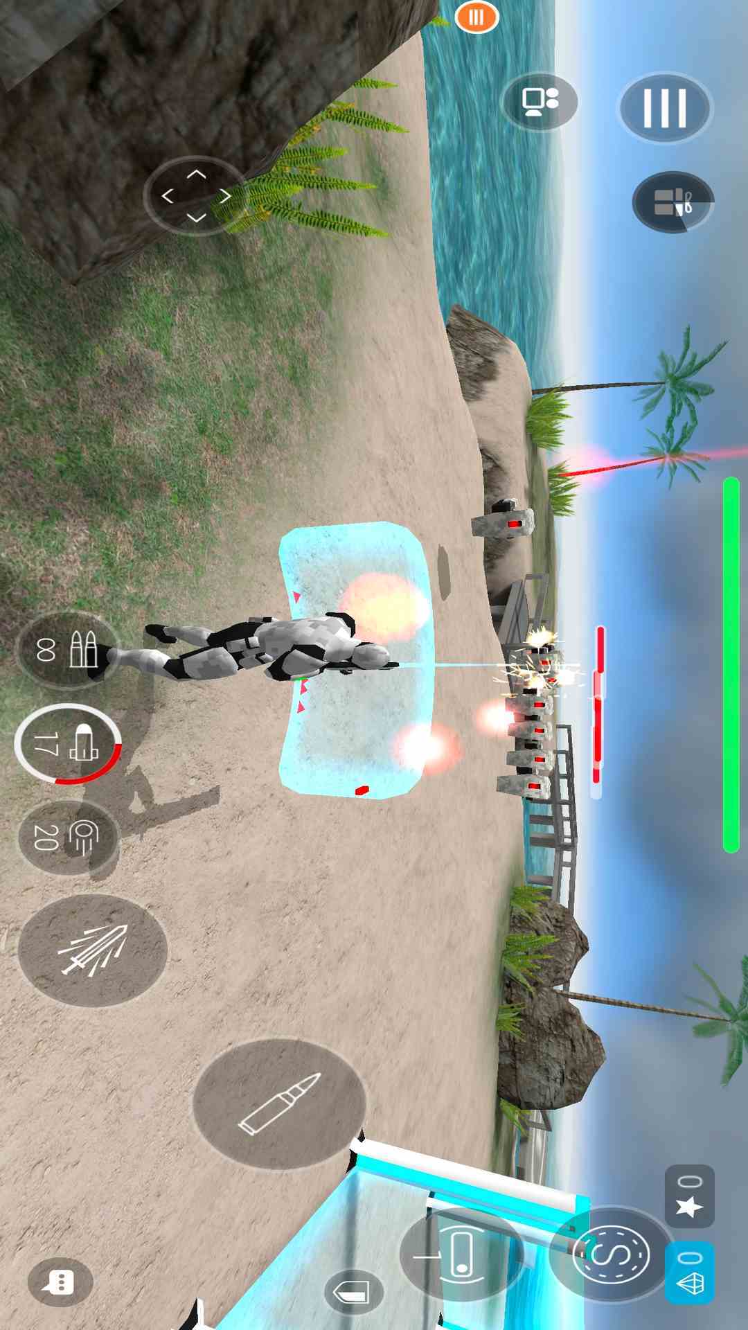 钢铁机器人英雄-赛博朋克未来战争图1