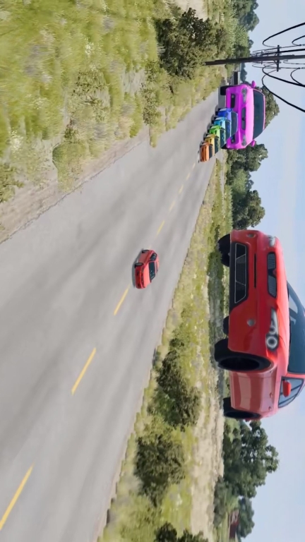赛车模拟驾驶-汽车坑洞障碍道路模拟图4