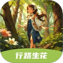 行路生花