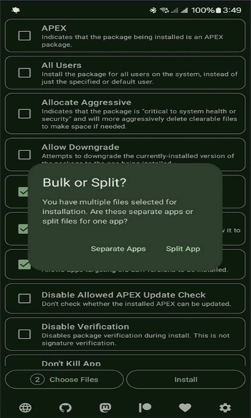 Install with Options(3)