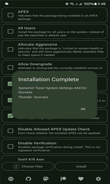 Install with Options(4)