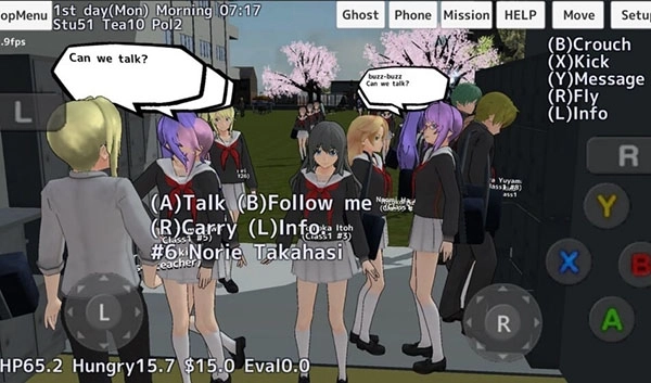 校园女生模拟器mod英文版图4