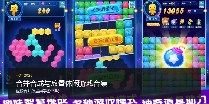 合并合成与放置休闲游戏合集