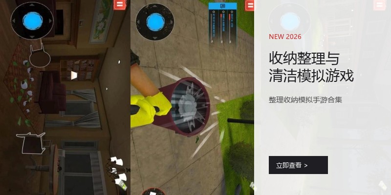 收纳整理与清洁模拟游戏